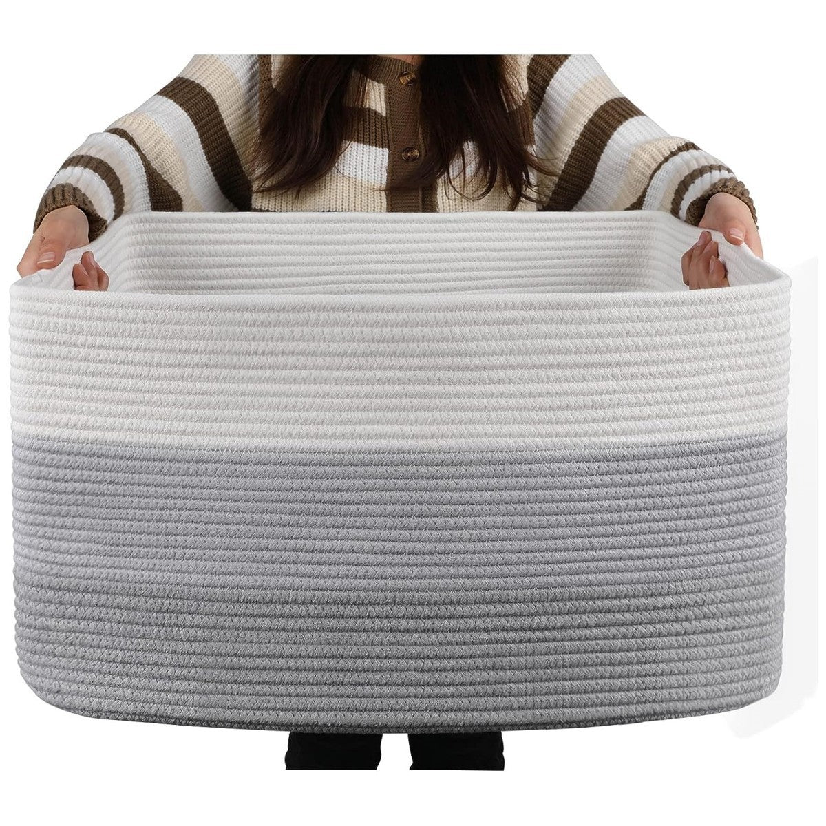 Cotton Rope Woven Home Storage Basket